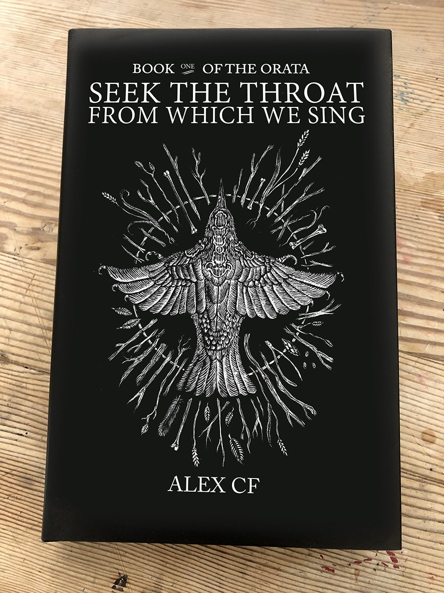 Seek The Throat From Which We Sing' hardback by Alex CF | Alexcf